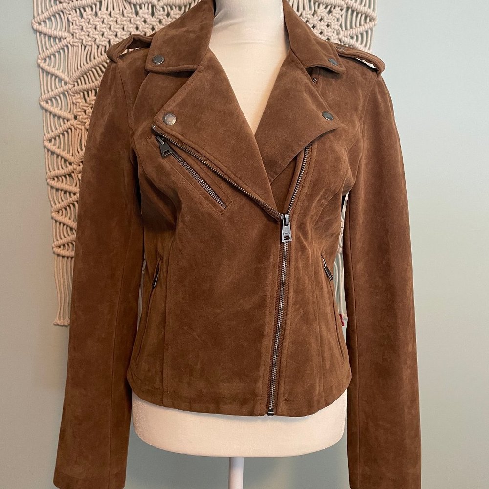 Faux suede jacket